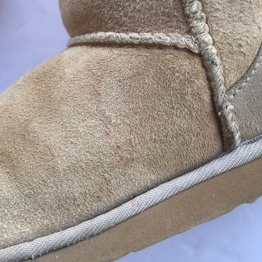 UGG Classic Tall Suede Sherpa Rare Vintage Y2k Sand 6 High Warm Boots Knee Cute - Picture 4 of 17